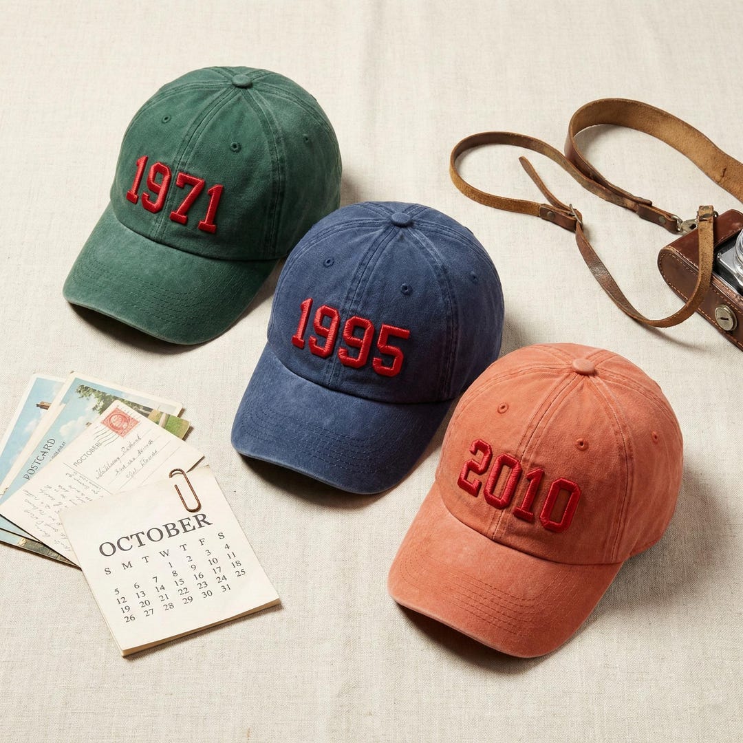 3D Embroidered Vintage Baseball Cap 49th Birthday Gift Unisex 100% Cotton Vintage 1945 Limited Edition Hats for Men Women, 81th  main image 4