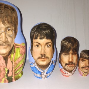 The Beatles nesting doll