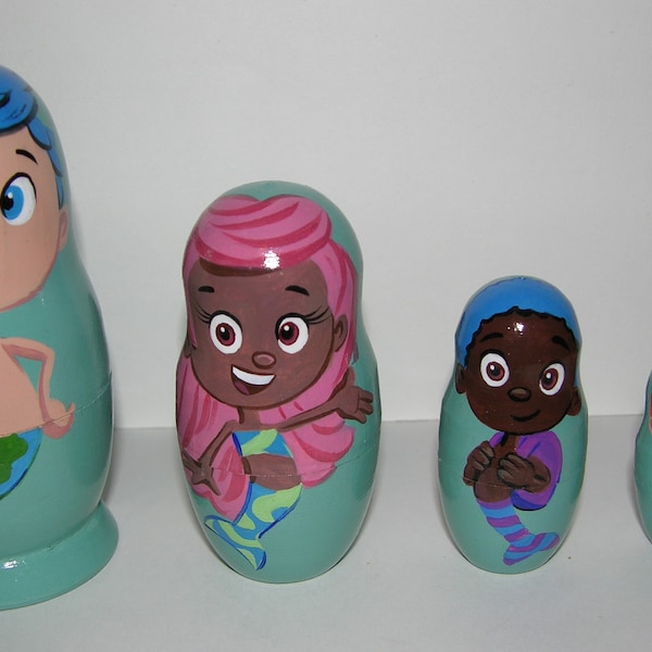 Nesting Dolls Bubble Guppies Etsy