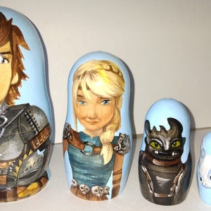How to train a Dragon nesting doll
