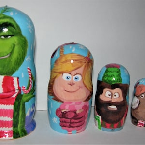 Christmas nesting doll