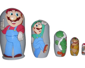 Mario nesting doll