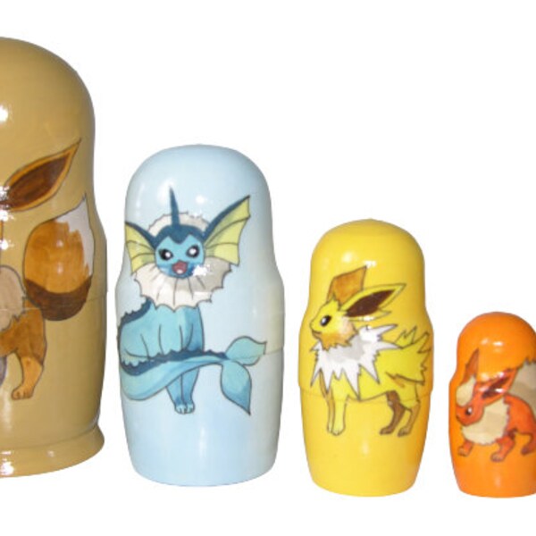 Eevee Pokemon nesting doll