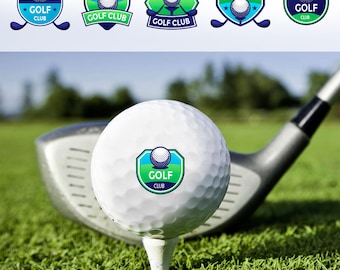 Farbverlaufs-Golf-Logoball, professioneller Golfball, Golfclubball, Golf-Meisterschaftsball, Golfsportball, Vatertagsgeschenk, Geschenk für Golfer