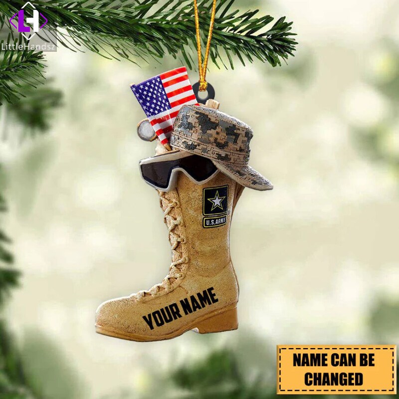 Army Christmas Ornament Etsy