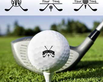 Golfclubball, benutzerdefinierter Textball, Golfliebhaberball, Golf-Meisterschaftsball, Golfsportball, Vatertagsgeschenk, Geschenk für Golfer