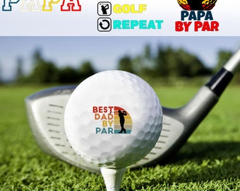 Balle de papa de golfeur, Balle de golf pour père, Meilleure balle de papa de tous les temps, Balle de golf de sport, Cadeau de fête des pères, Cadeau pour golfeur