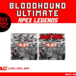 Bloodhound Apex Legends Emote, Bloodhound Ability, Bloodhound Ultimate, Bloodhound Emotes, Apex Legends Emote, Twitch Emotes, Discord Emotes