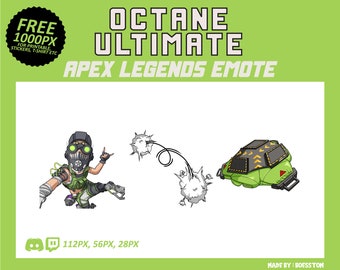 Octane Apex Legends Emote, Octane Ability, Octane Ultimate, Octane Emotes, Apex Legends Emote, Twitch Emotes, Discord Emotes