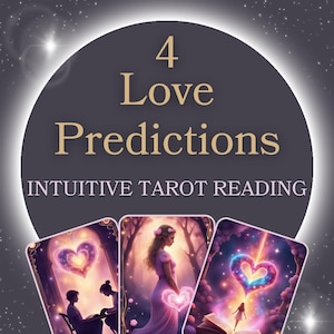 4 LOVE Predictions - Keine Fragen Intuitive Tarot-Lesung