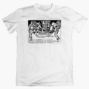 Camiseta/manga larga SWELL MAPS/Pink Industry Live Construyamos un coche Jane de la Europa ocupada Impermeables de alambre Josef K