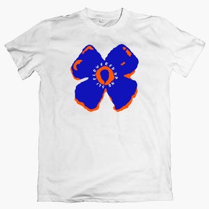 Koszulka/długi rękaw z motywem kwiatów paris angels cud new fast automatic daffodils mock turtles world of twist northside inspiral carpets