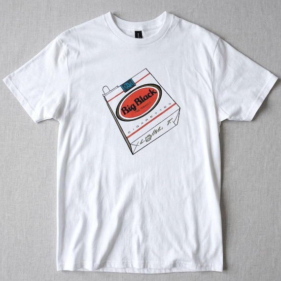 BIG BLACK 'cigarettes' T-shirt 80s Noise Rock Shellac Band Tee Industrial  Post Punk Vintage Style Alternative Unisex