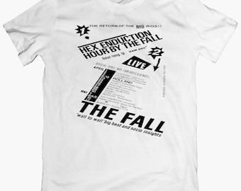 THE FALL 'Hex Enduction Hour Tour' T-shirt, 80s Post Punk Tee Indie Band Shirt Vintage Style Alternative Graphic
