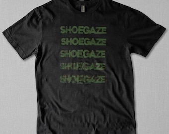 Camiseta SHOEGAZE 'Negra', Camiseta Dream Pop de los 90, Estética Indie Chillwave, Camiseta gráfica de estilo vintage, Estilo Soft Grunge