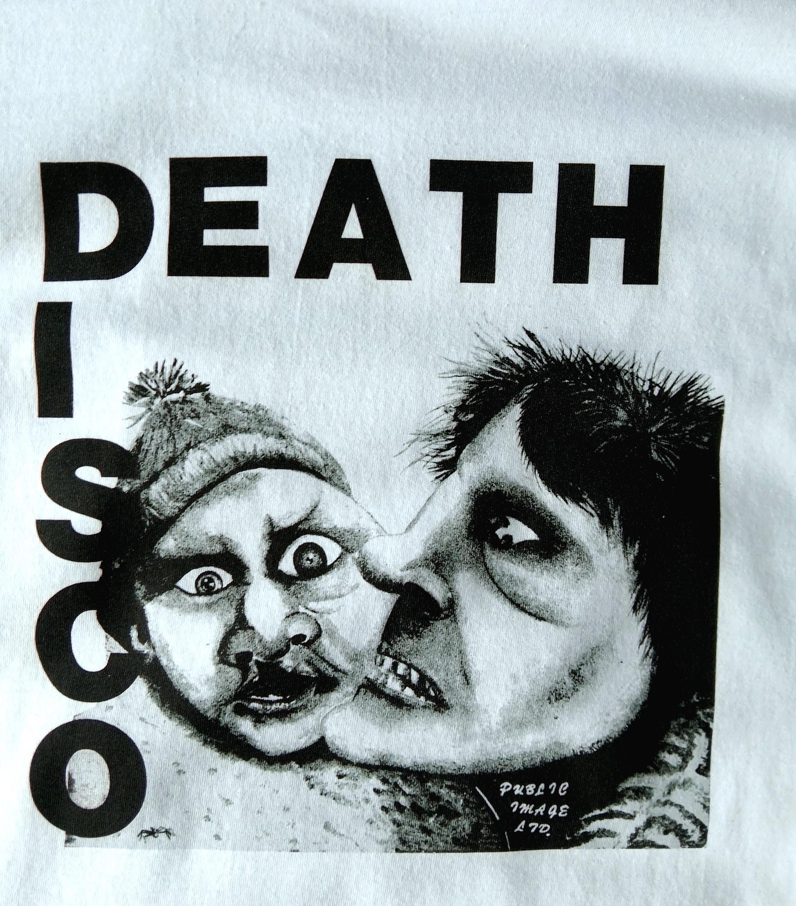 PUBLIC IMAGE Ltd PIL「Death Disco」Tシャツ、ポストパンクTシャツ 80 
