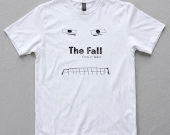 ザ・フォール「トータリー・ワイヤード」Tシャツ、80年代ポストパンクTシャツ、実験的インディーバンドシャツ、ヴィンテージグラフィック、ユニセックス