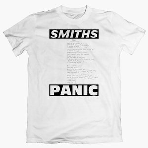 THE SMITHS Camiseta de pánico/manga larga, la carne es asesinato, strangeways aquí vamos, la reina ha muerto morrissey qué tan pronto es ahora hombre encantador
