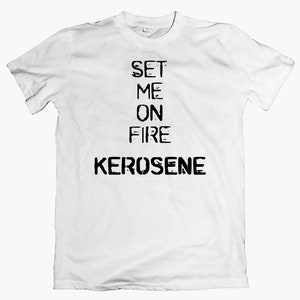 STOR SVART 'Kerosene' T-shirt Atomizer 80-tals Noise Rock Shellac Industrial Post Punk T-shirt Vintagestil Alternativ Grafisk Unisex