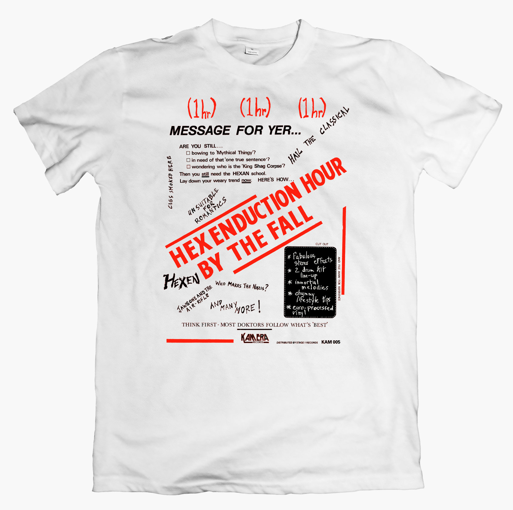 THE Hex Hour T-shirt Bend Sinister Code -