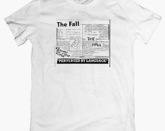 THE FALL 'Perverted By Language' T-shirt, 80s Post Punk Tee Experimental Indie Alternative Band Shirt Vintage Style Graphic