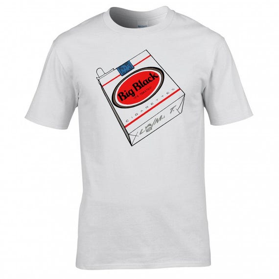 i stand with big tobacco shirt shirt, tee & apparel BIG BLACK 'cigarettes' T-shirt 80s