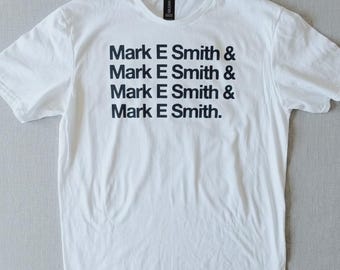 THE FALL/MARK E Smith T-shirt, 80s Post Punk Tee 90s Indie Alternative Band Shirt Vintage Style Graphic