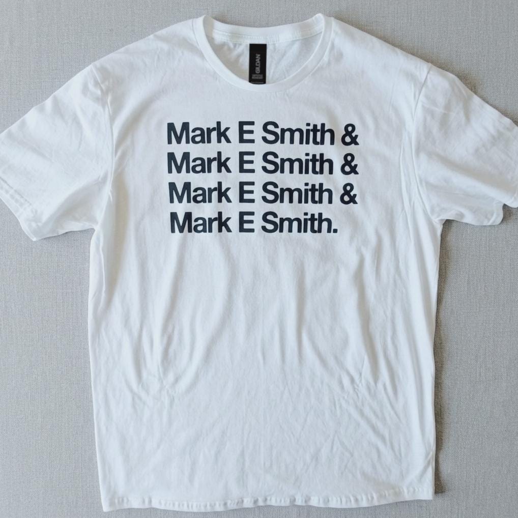 The Fall 2G+2 Tシャツ マーク・E・スミス ザ・フォール／マーク・E・スミス Tシャツ、80年代ポストパンクTシャツ