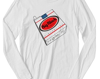 BIG BLACK 'cigarettes' T-shirt 80s Noise Rock Shellac Band Tee