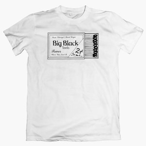 BIG BLACK &#39;Matches&#39; T-shirt, band shellac rapeman jesus lizard butthole surfers steve albini atomizer headache bulldozer songs about f*cking
