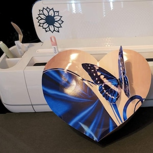 Printable 3D Butterfly Heart Favor / Gift Box