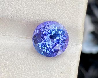 Natural Mermaid Color Tanzanite Gemstone | 2.15 Carats Round Loose Gemstone
