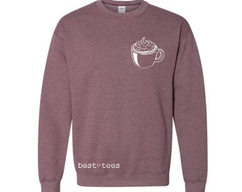 Coffee Cup Crewneck - Small