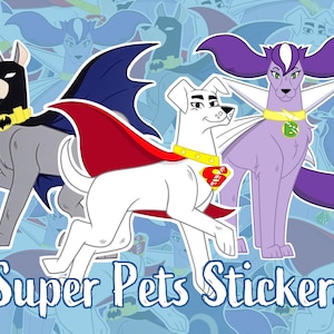 Naklejki winylowe Super Pets