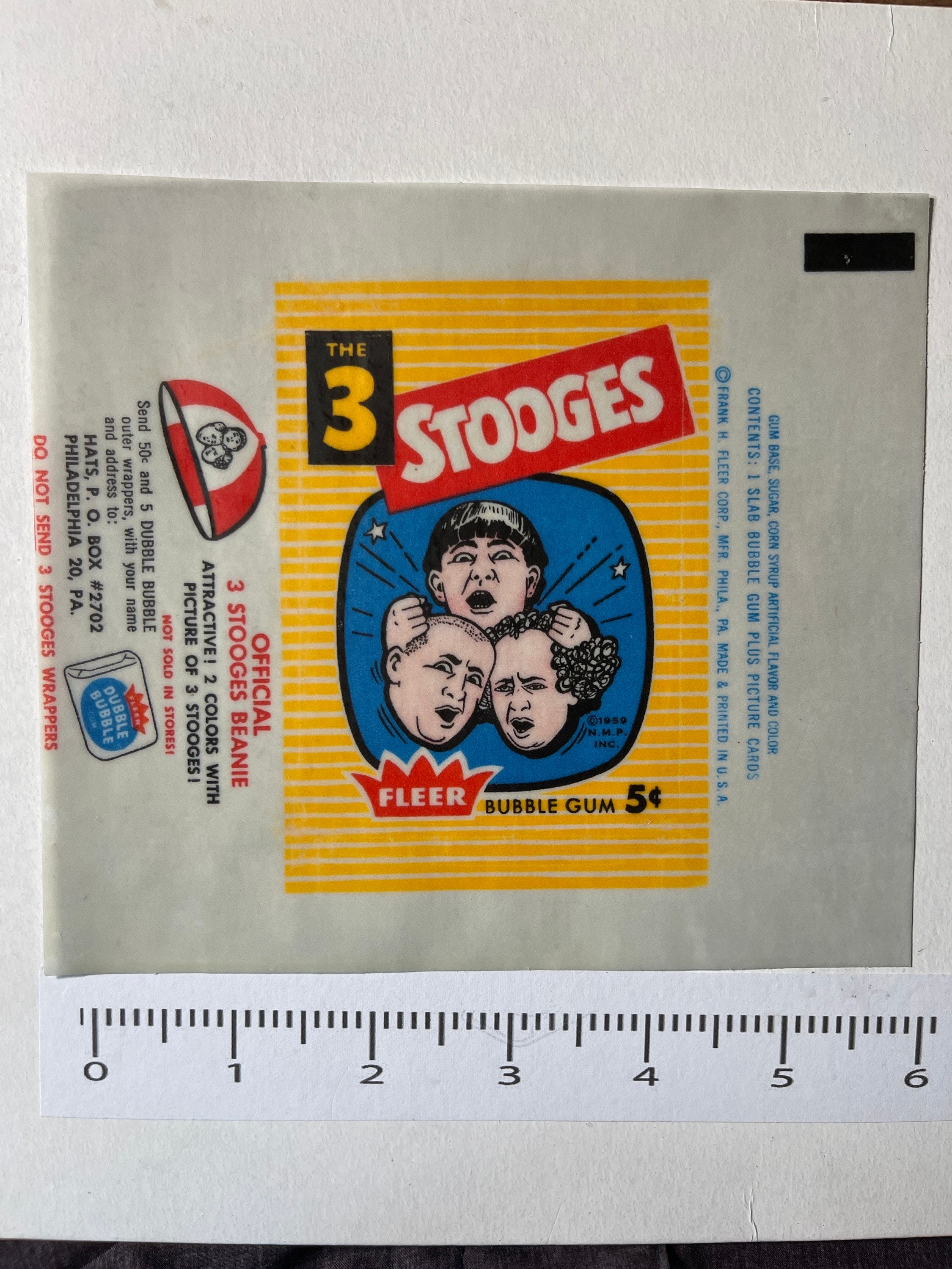 1959 Fleer the Three Stooges 3 Stooges Cards Packaging Wax - Etsy