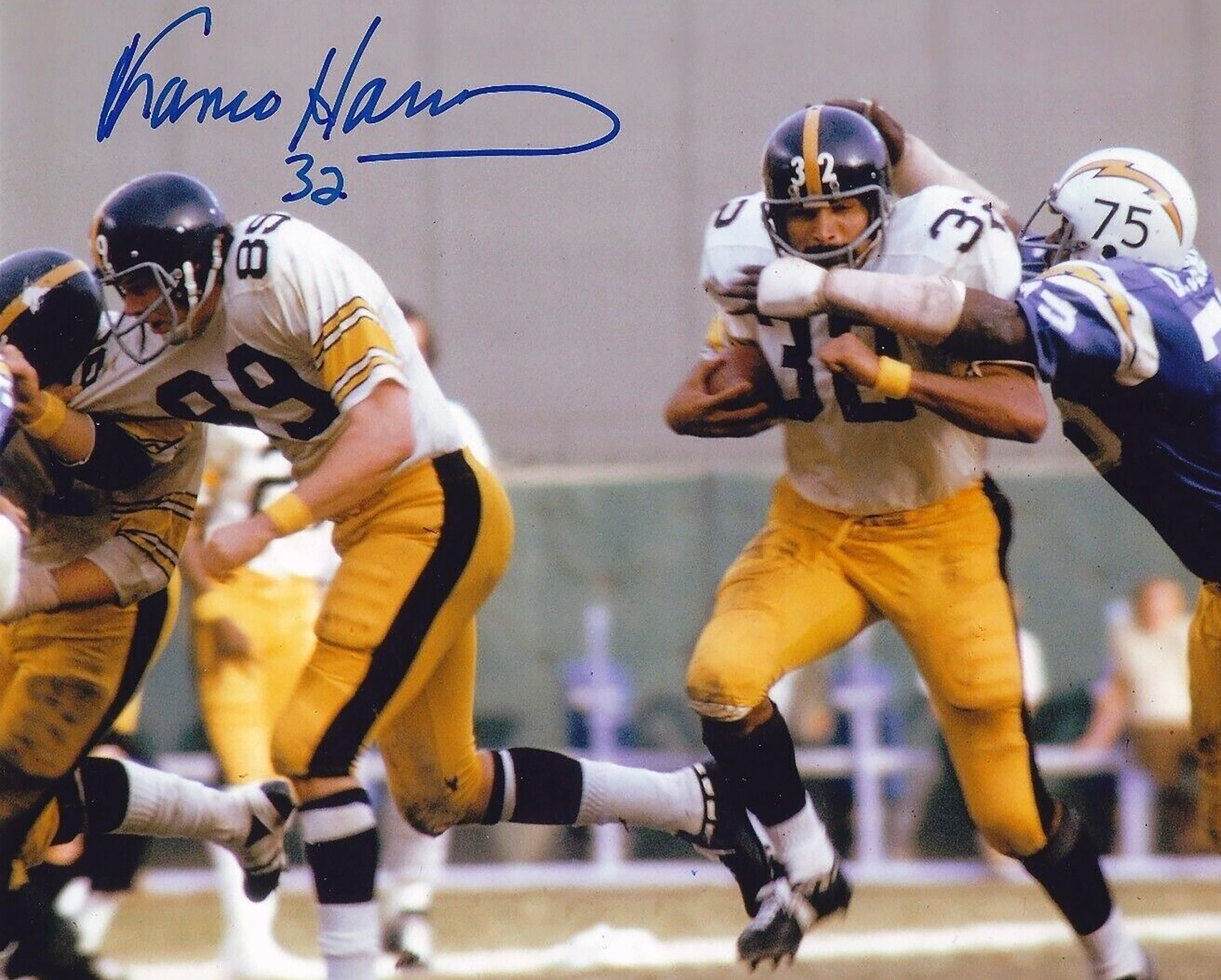 RP ** Franko Harris ** Pittsburgh Steelers Signed Autographed 8x10 Photo 