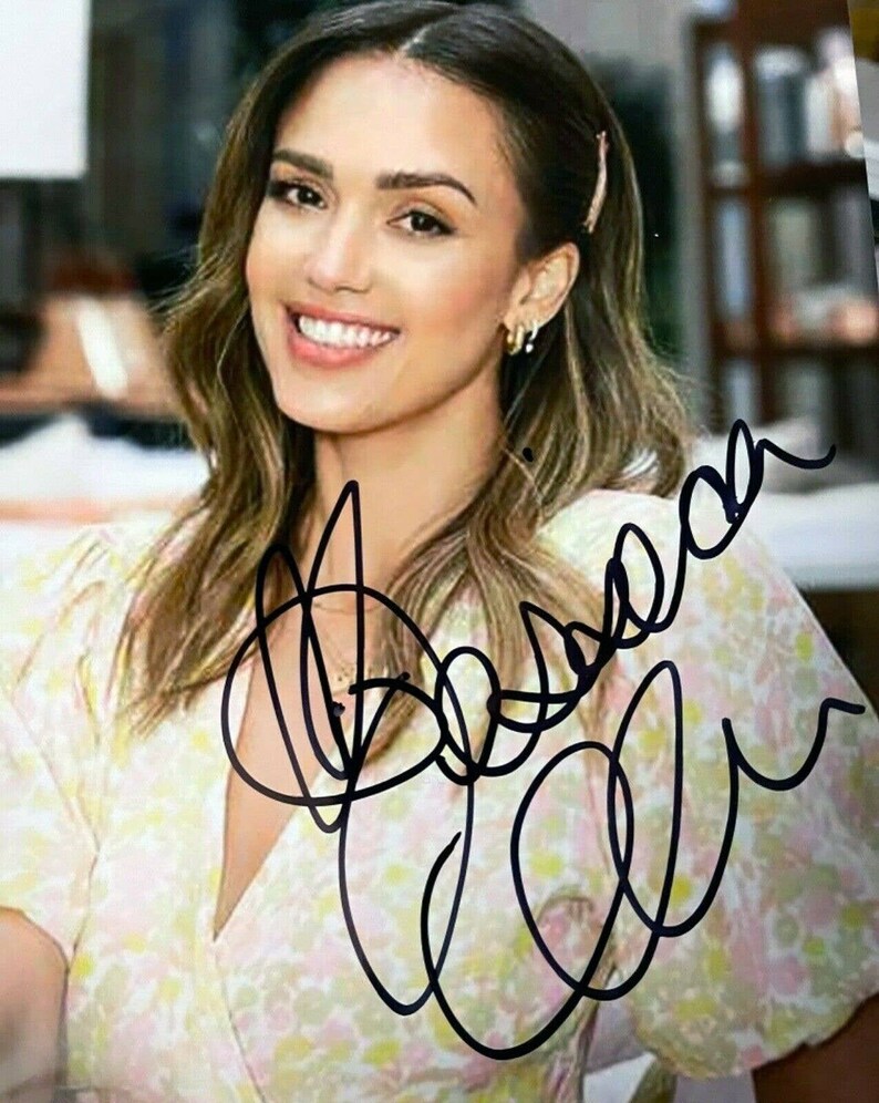 Jessica Alba Autograph Signed Auto Photo Reprint Etsy