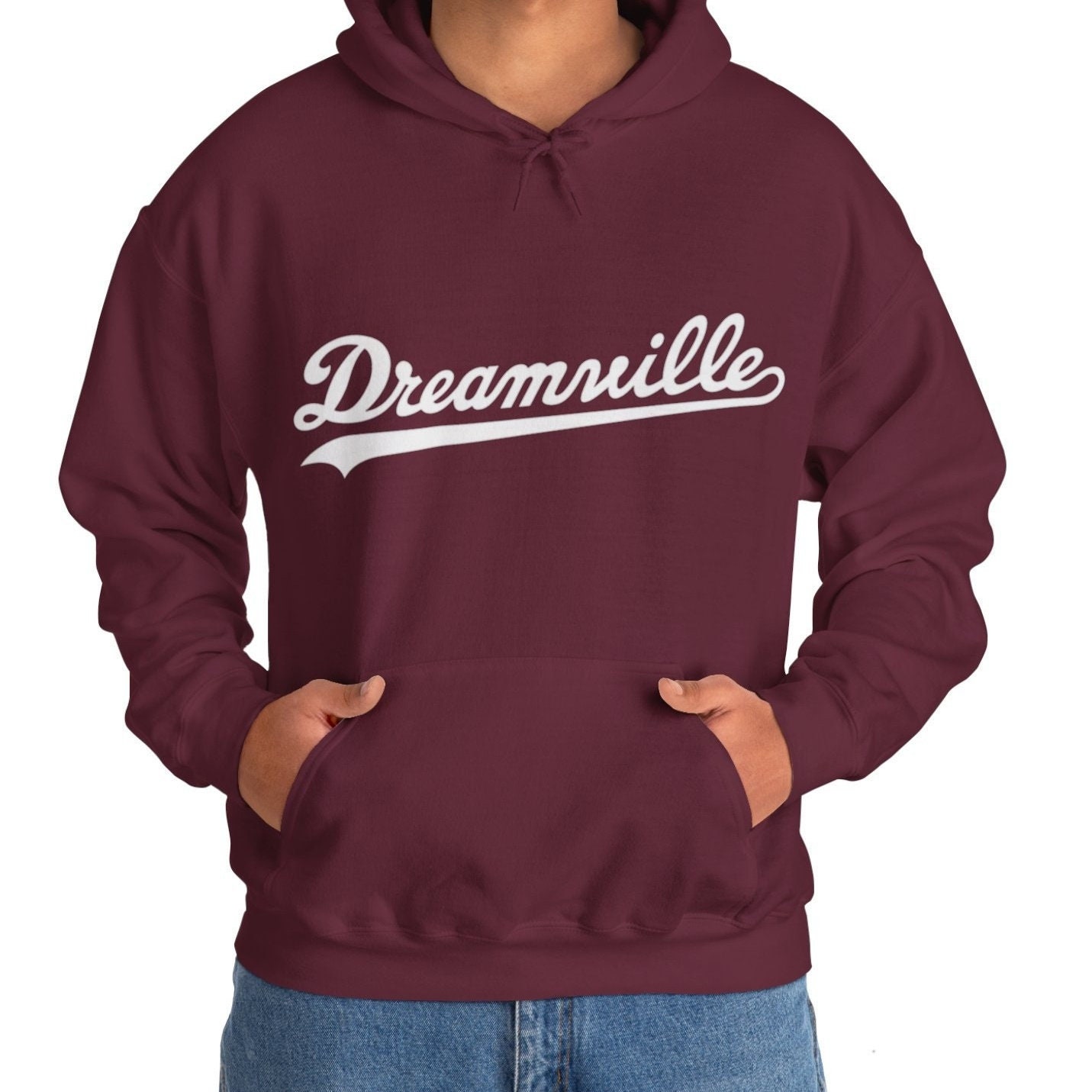 Red dreamville hoodie hotsell