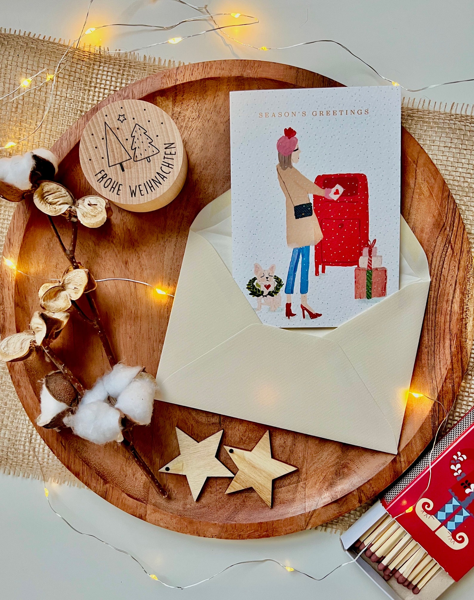 Christmas Mail Christmas Card A6 Including Envelope Christmas Letter