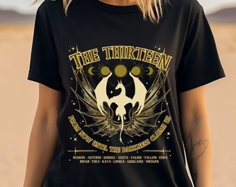 Throne of Glass T-Shirt/Sweatshirt | The Thirteen From Now Until the Darkness Claims Us Shirt | Manon Blackbeak and the Thirteen Tee | TOG