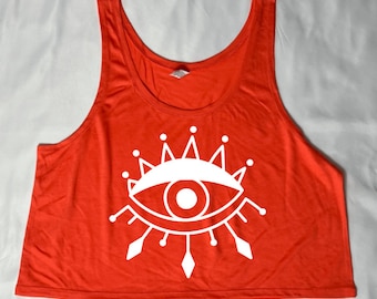 Mystical Eye Relaxed Crop Tank