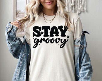 Stay Groovy Shirt, Stay Groovy Sweatshirt, Groovy Mom Hoodie, Groovy Birthday Party Outfit, Party Groovy Tee, Hippie Shirt, Groovy Party