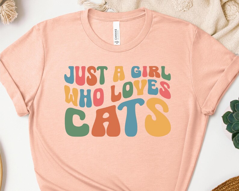 Just A Girl Who Loves Cats Shirt, Cat Life Sweatshirt, Funny Cat Owner