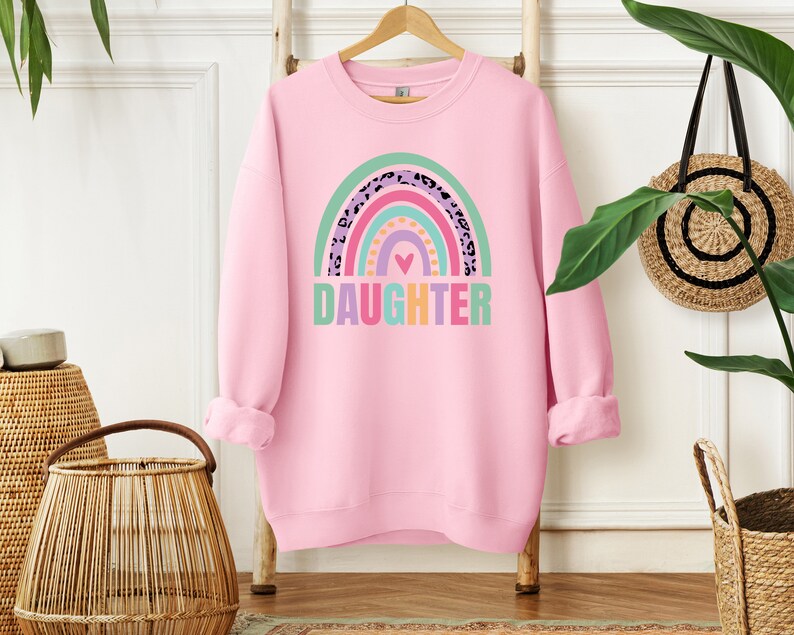 Daughter Rainbow Shirt, Daughter Sweatshirt, Favorite Daughter Hoodie, Graduation Gift for Daughter, Birthday Gift for Daughter 画像 4