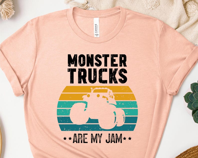 Monster Truck Are My Jam Shirt, Monster Truck Sweatshirt, Monster Truck Hoodie, Race Car Birthday, Monster Truck Birthday Gift Bild 3