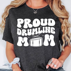 Proud Drumline Mom, Drumline Sweatshirt, Band Camp Hoodie, Marching Band Shirt, Drummer Gift, Drummer Mom Tee
