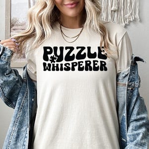 Camiseta de Puzzle Whisperer, sudadera de Puzzle, sudadera con capucha de Puzzle, camiseta de Puzzle, regalo para amantes de Puzzle, amante de Puzzle imagen 2