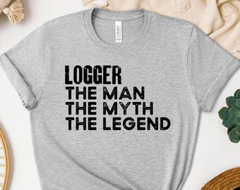 Logger Shirt, Logging Sweatshirt, Lumberjack Hoodie, Timber Worker Tee, Tree Cutter Crewneck, Funny Logger Gift for Men Women