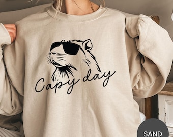 Capy Day Shirt, Capybara Sweatshirt, Capybara Hoodie, Capybara Lover Gift, Capybara Fan Tee, Capybara Crewneck, Capybara Gift