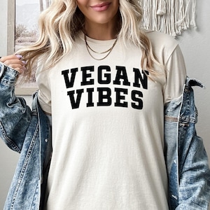 Vegan Vibes Shirt, Vegan Sweatshirt, Gift For Vegan, Vegan Hoodie, Animal Lover Gift, Vegetarian Shirt, Vegetarian T-Shirt